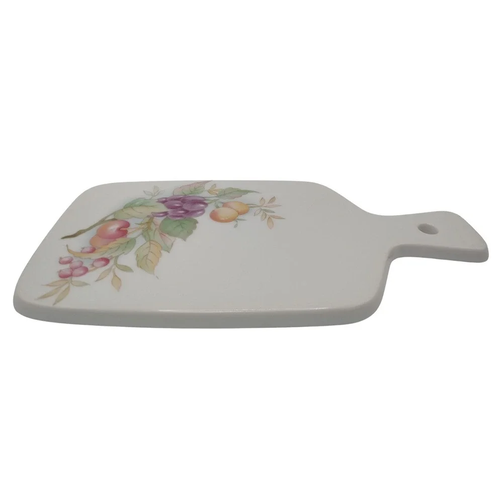 Winrose‎ Collection Porcelain Cutting Board Hand Decorated Small Fruit MCM